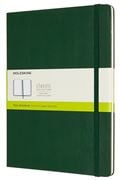 Moleskine - Classic Hard Cover N/B Plain XL Myrtle Green