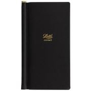 Letts - Legacy Slim Pocket Address Book Black