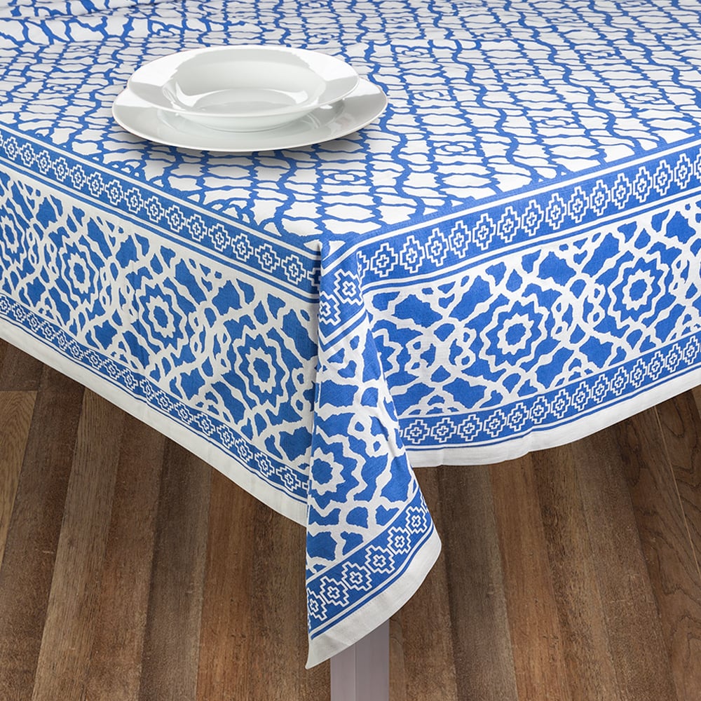 Rans - Vintage Tablecloth Indigo 150x260cm | Peter's of Kensington