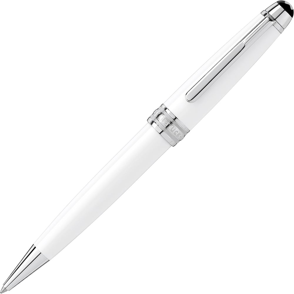 white montblanc pen