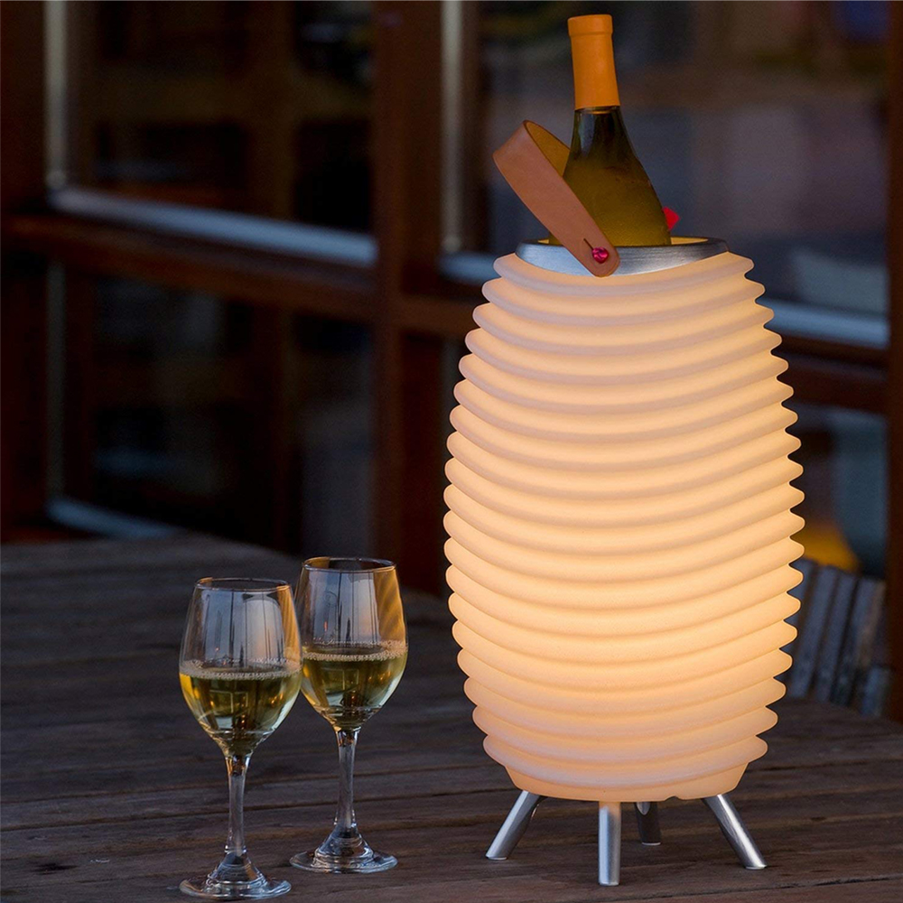 NEW Kooduu Synergy 50 Pro LED Bluetooth Speaker & Wine Cooler eBay