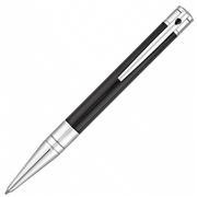 Dupont - D-Initial Black Chrome Trim Ballpoint Pen