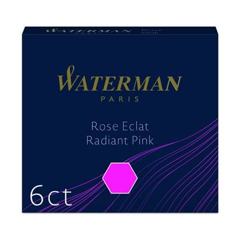 Waterman - Fountain Pen Mini Cartridge Set Radiant Pink 6pce