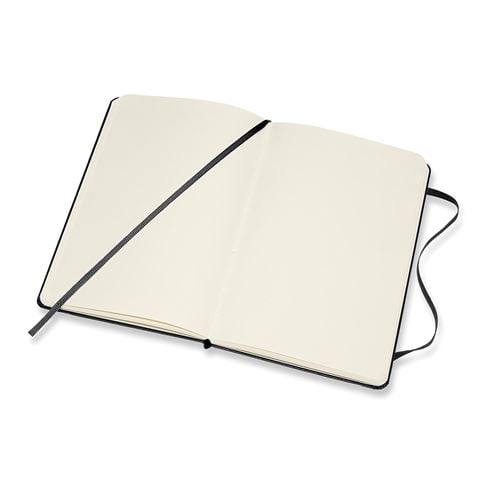 Moleskine Classic Hard Cover Plain Notebook Medium Black - Peter's of Kensington