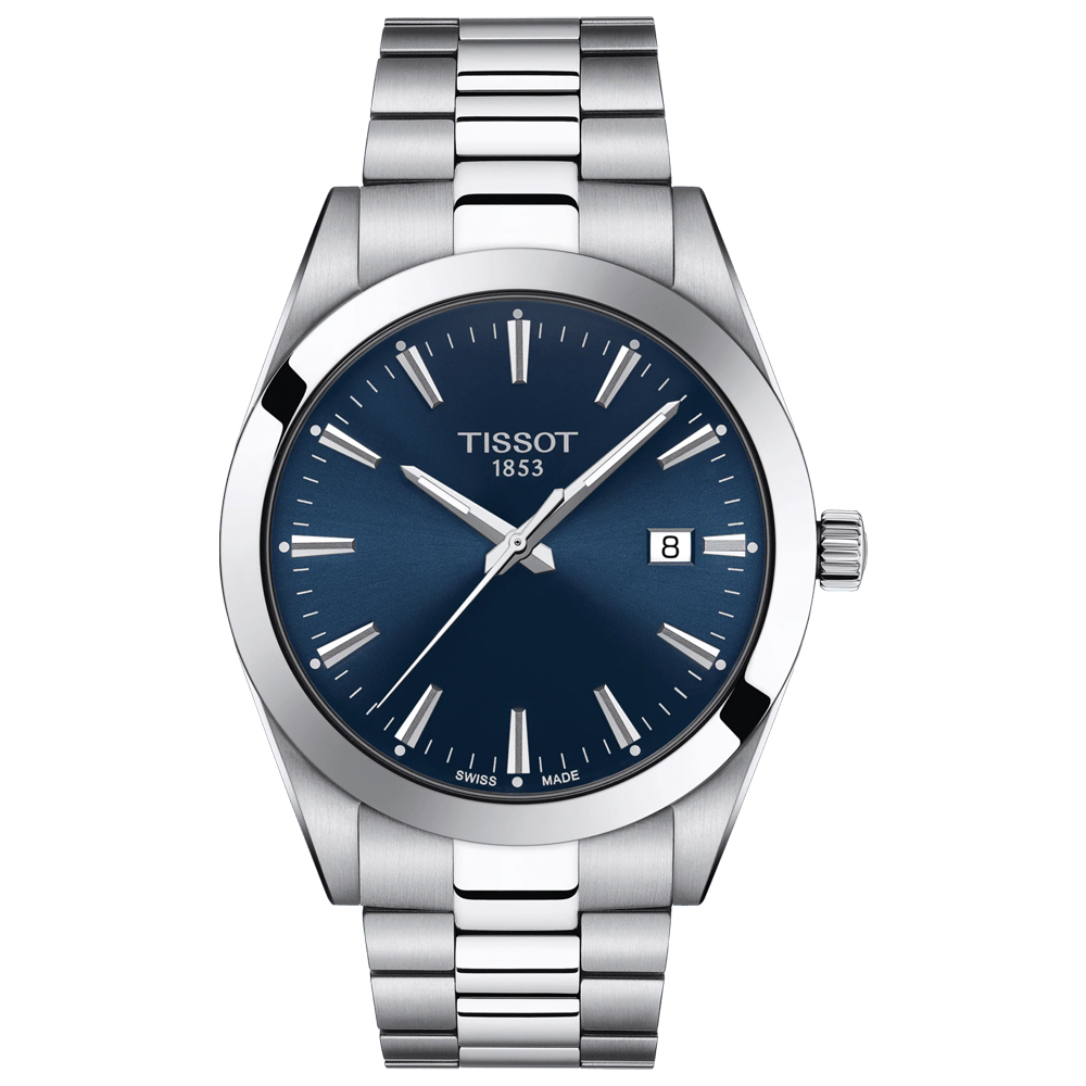 Tissot T Classic Gentleman Quartz Watch Acier Bleu 40mm