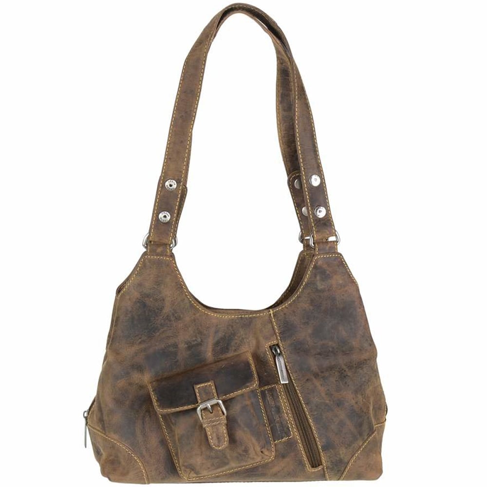 Greenburry Vintage Voli Leather Shoulder Bag