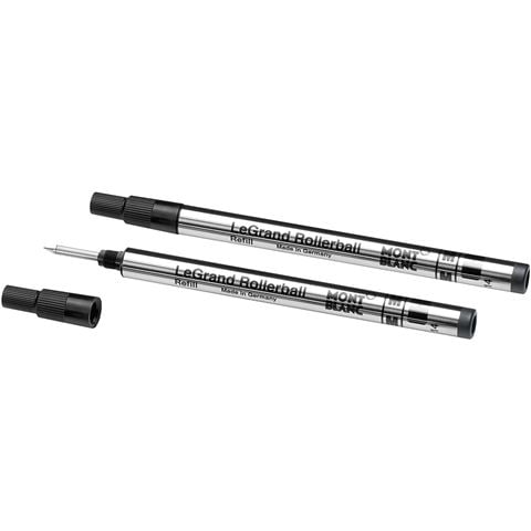 MONTBLANC - Rollerball LeGrand Refill Med. Mystery Black 2pc