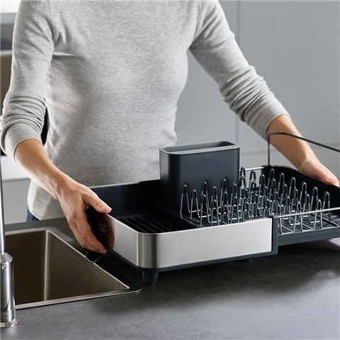 Joseph Joseph - Expandable Dish Rack Drainer Grey