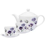 Ashdene - Purple Poppies Tea Set 5pce