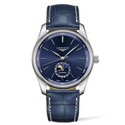 Longines - Master Collection B/Dial Moon Leather Strap 40mm