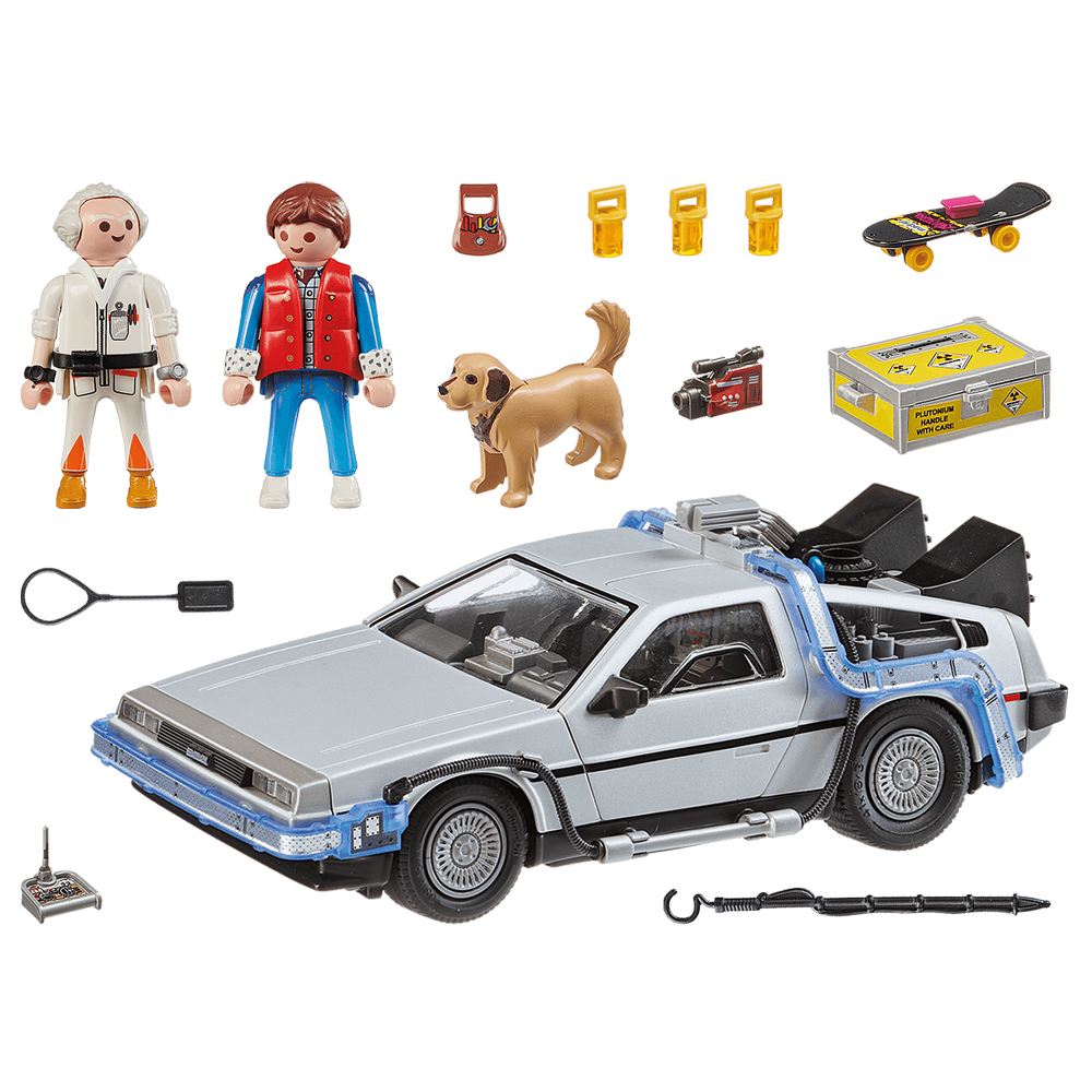 playmobil back to the future delorean vehicle playset