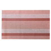Chilewich - Bold Stripe Shag Doormat Peach Large