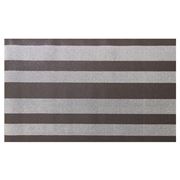 Chilewich - Bold Stripe Shag Doormat Pebble Large