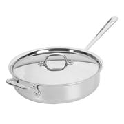 All-Clad - D3 Stainless Steel Saute Pan with Lid 3.7L