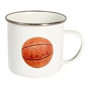 Sporting Nation - Vintage Basketball Enamel Mug 400ml