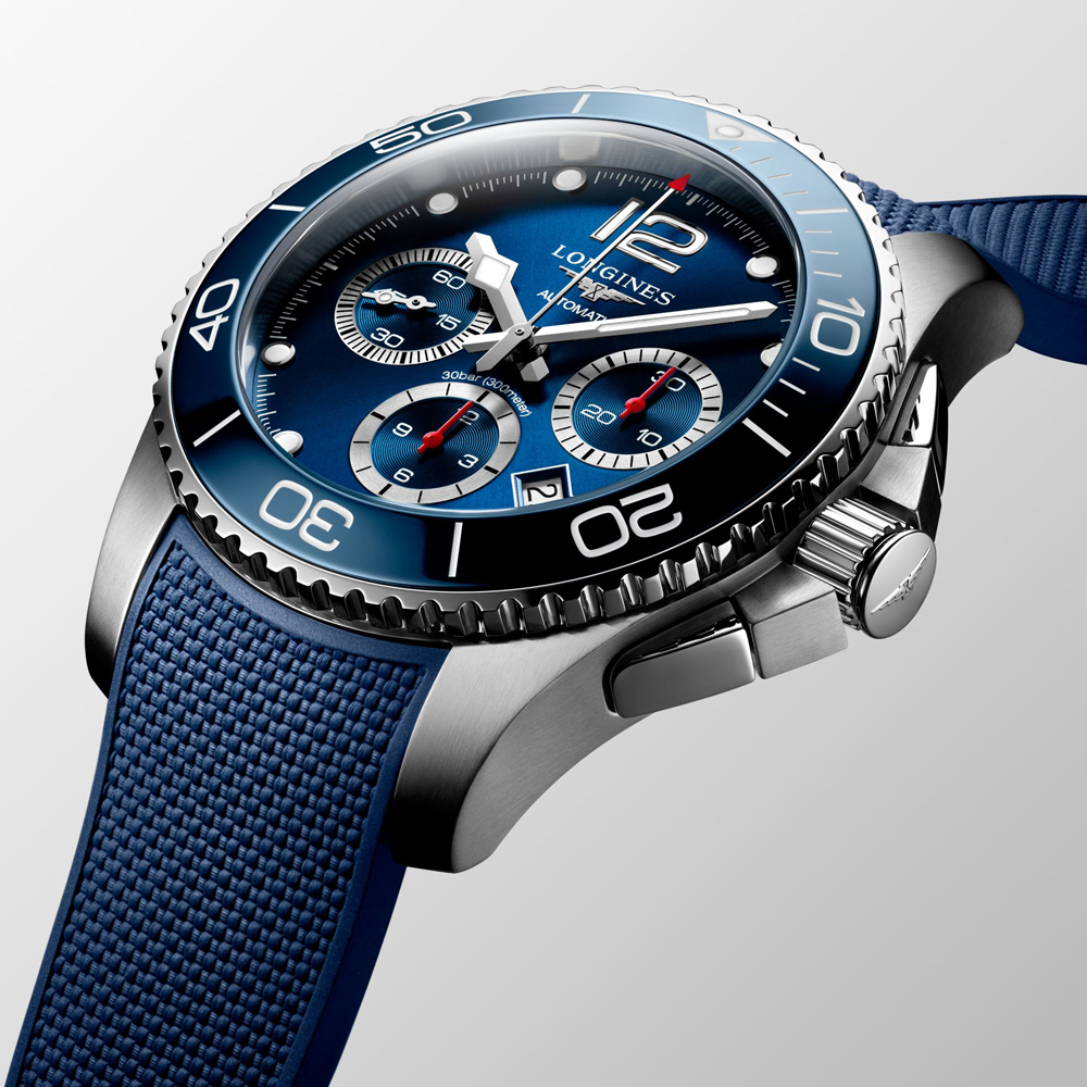 Longines HydroConquest Blue Dial Auto Chronograph 43mm Peter's of