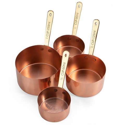 petersofkensington.com.au | Copper-Plated Measuring Cup Set