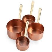 Academy Home Goods - Copper-Plated Measuring Cup Set 4pce