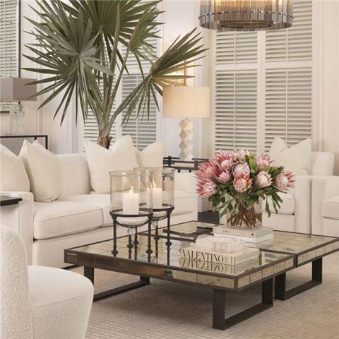Vandenberg Grace Hurricane Candle Holder Gunmetal Finish - Peter's of Kensington