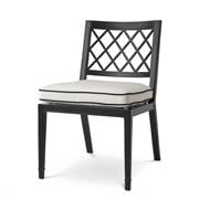 Vandenberg - Dining Chair Outdoor Paladium Matte Black