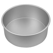 Bakemaster - Silver Anodised Round Deep Cake Pan 25cm