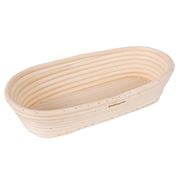 Bakemaster - Oval Loaf Proving Basket 27x13x6.5cm