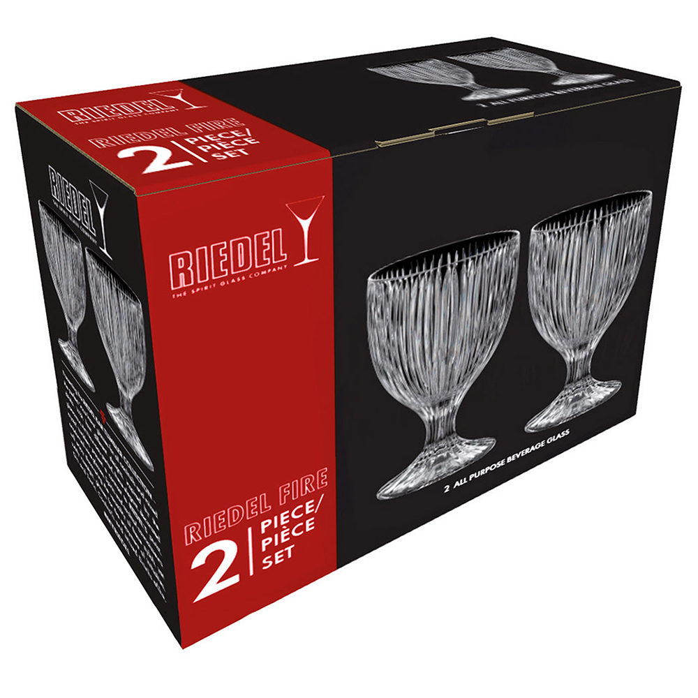 Riedel Fire All Purpose Glass Set 2pce Peter's of Kensington