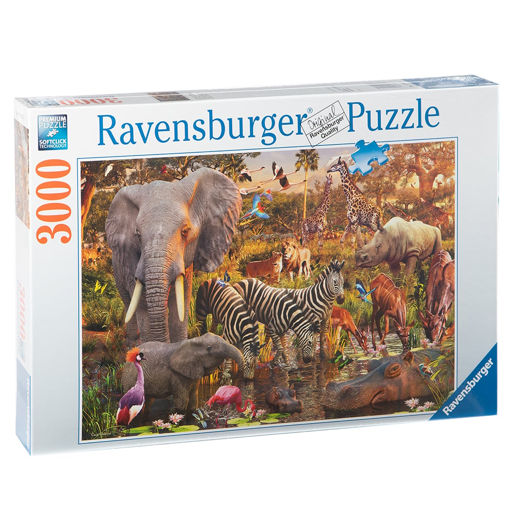 Ravensburger - African Animal World Puzzle 3000pce | Peter's of Kensington