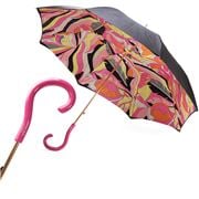 Pasotti - Umbrella Double Cloth Onde Swarovski handle