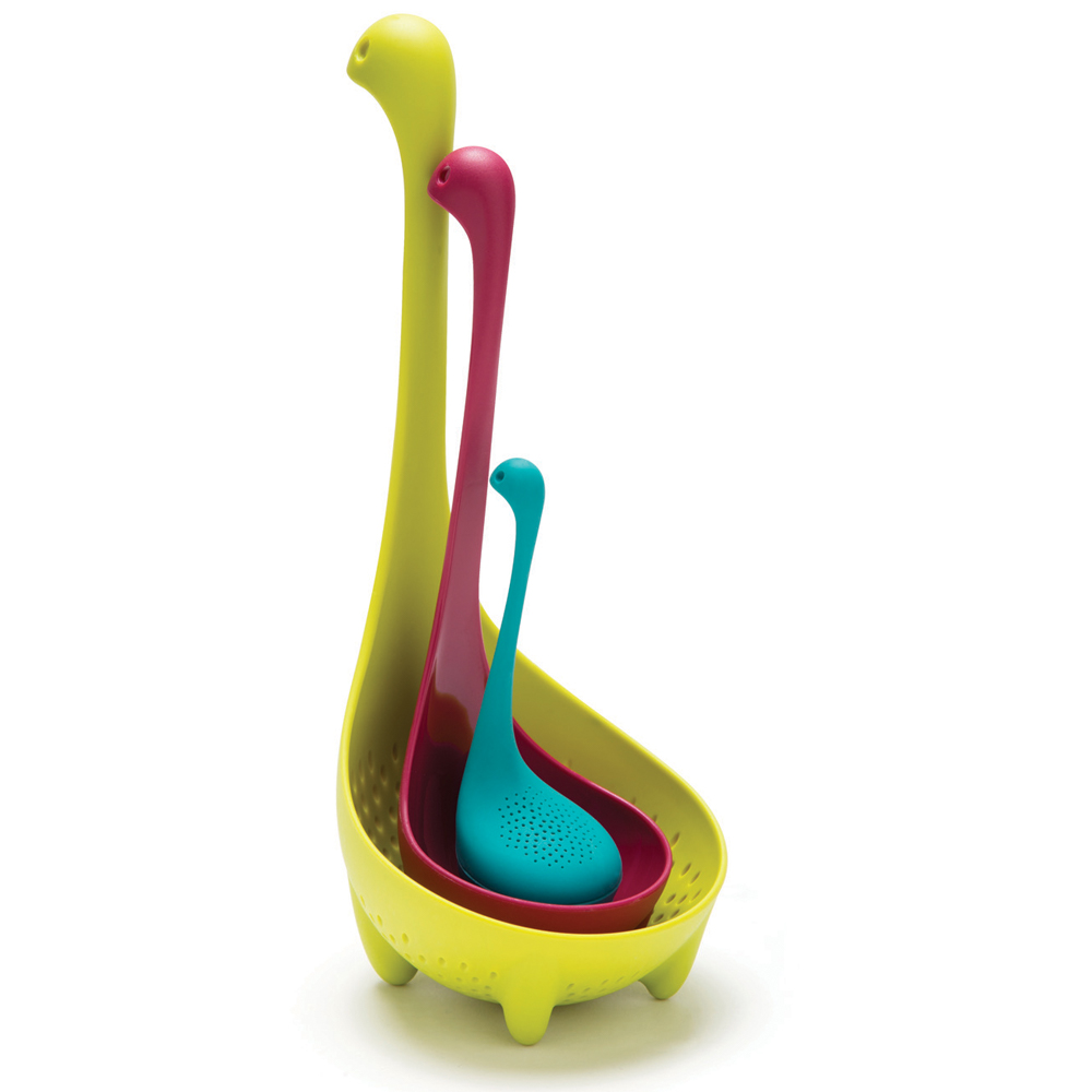 Ototo Nessie Family Utensil Set 3pce Peter's of Kensington