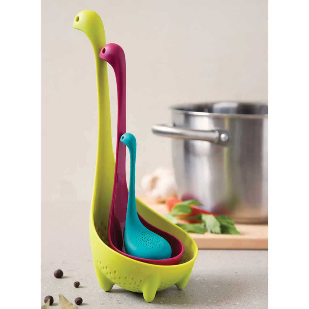 Ototo Nessie Family Utensil Set 3pce Peter's of Kensington
