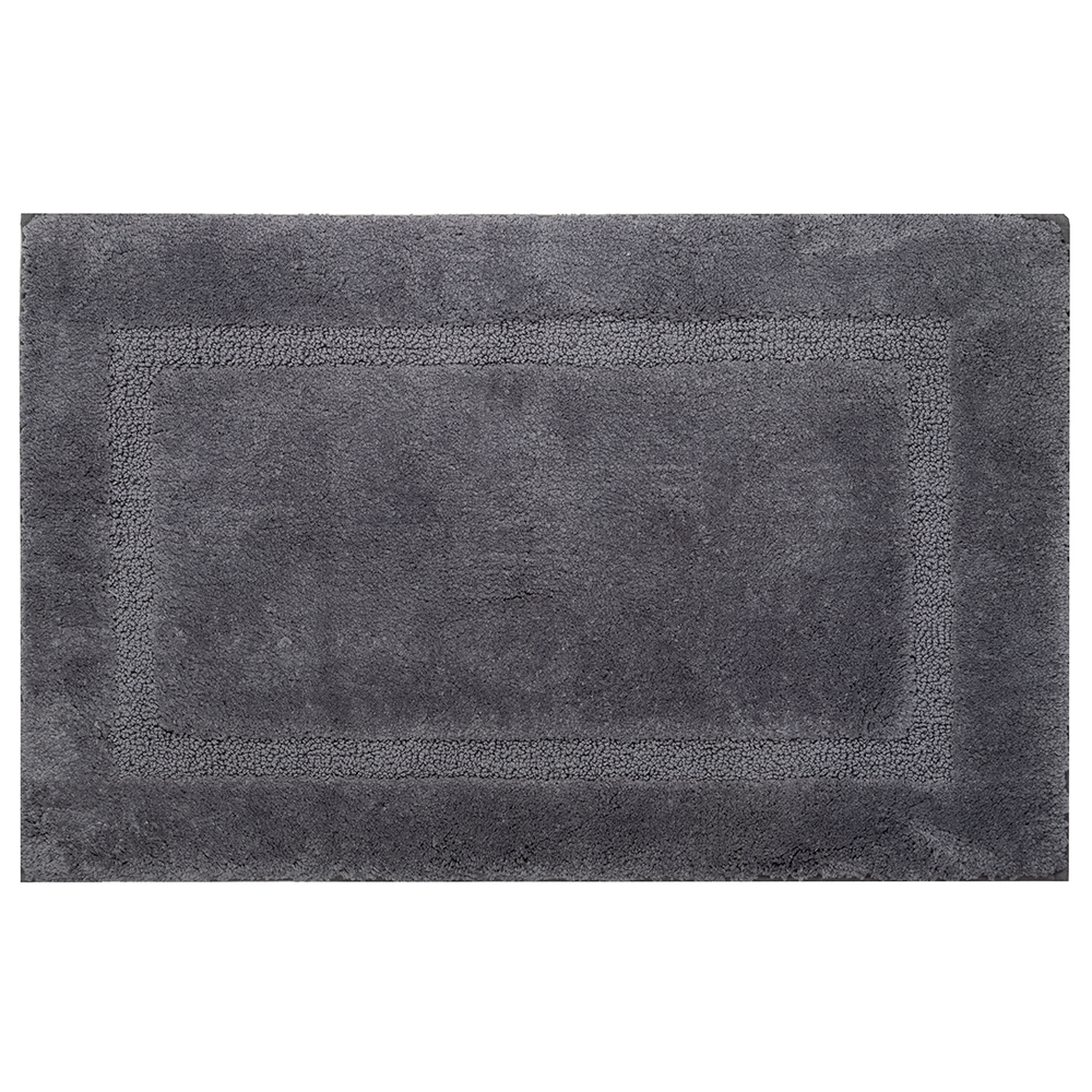 Kenware Microfibre Bathroom Mat Charcoal 50x80cm Peter's of Kensington