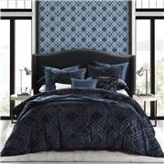 Florence Broadhurst - Pagoda Navy Quilt Cover Set Queen