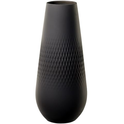 Villeroy & Boch - Collier Carre Vase Black Tall