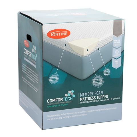 tontine comfortech gel infused topper