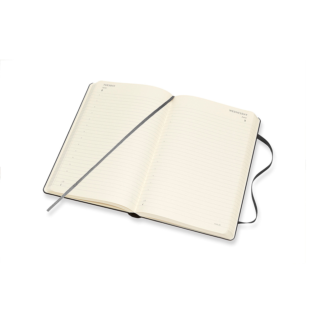 Moleskine 2021 Daily Diary Hard Cover Sapphire Blue Large Peter's