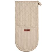 Ogilvies Designs - Chef Double Ended Oven Mitt Stripe Stone