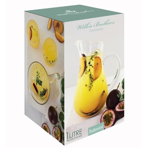 Wilkie Bros - Balmoral Glass Water Pitcher 1L
