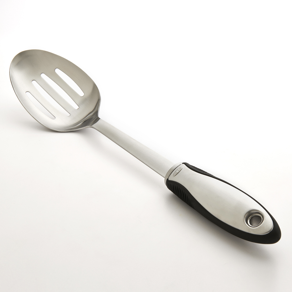OXO Stainless Steel Slotted Spoon 34.5cm Peter's of Kensington