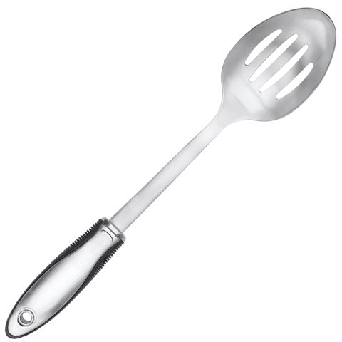 Blue Silverstone Slotted Spoon