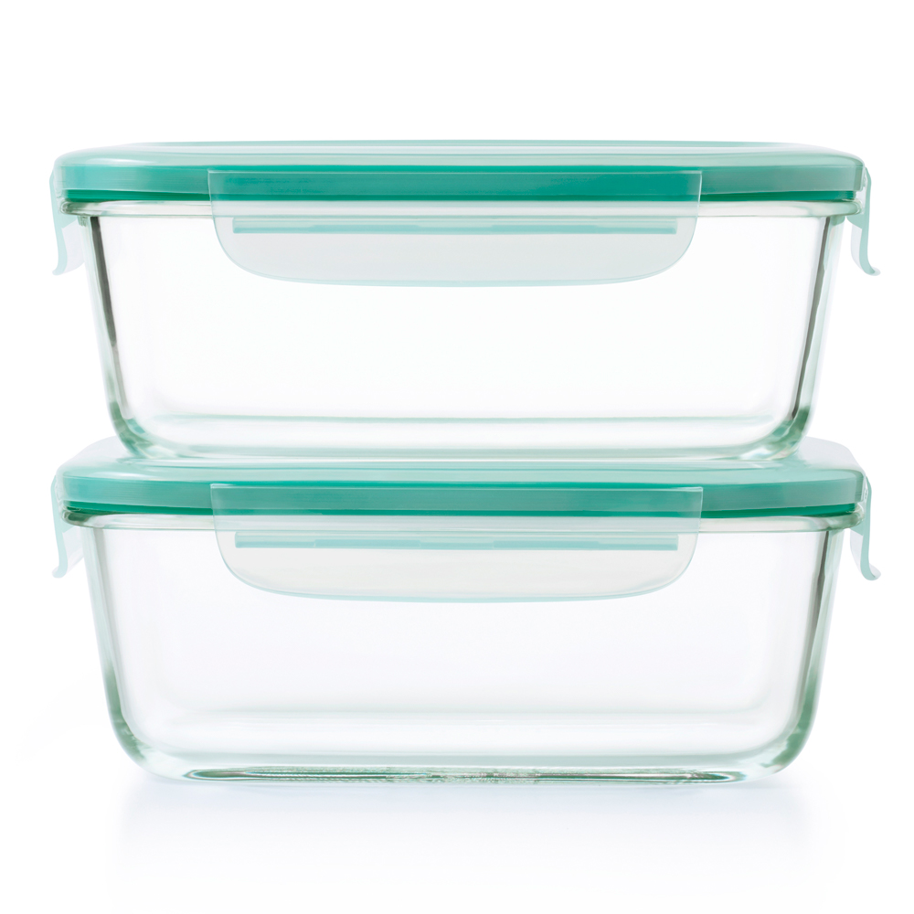 OXO Smart Seal Glass Rectangular Container 1.8L Peter's of Kensington