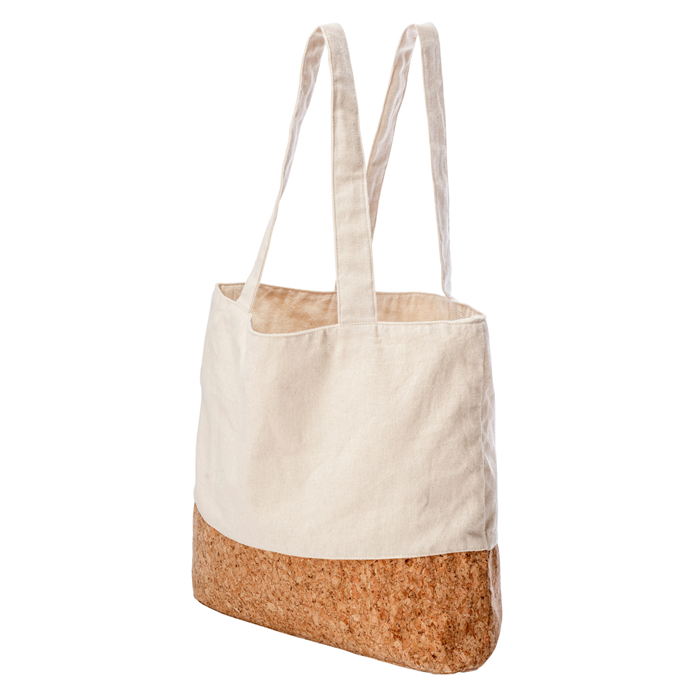 Karlstert Cotton & Cork MultiPocket Grocery Bag Natural Peter's of