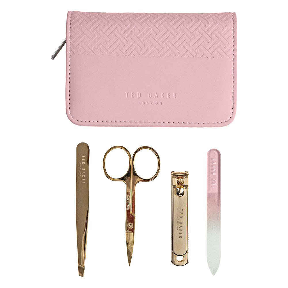 NEW Ted Baker Manicure w/Essential Tools Dusky Pink Set 4pce | eBay