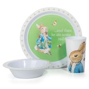 Beatrix Potter - Peter Rabbit Mealtime Dinner Set 3pce