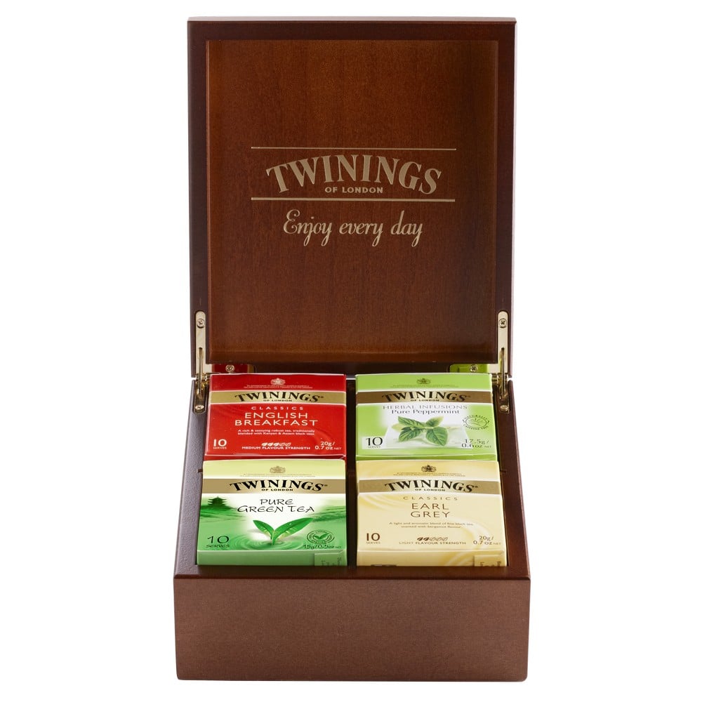 Twinings - 4 Compartment Tea Chest