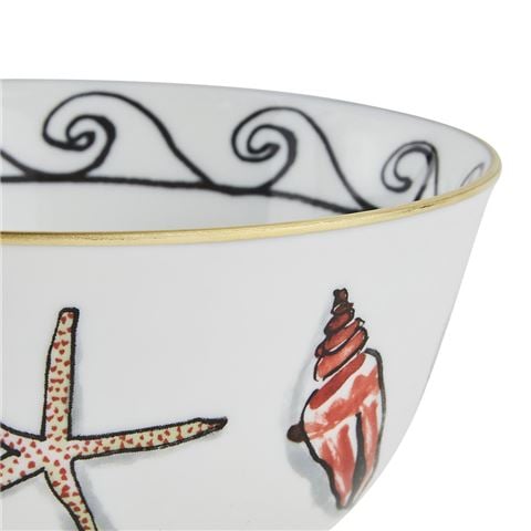 Richard Ginori Il Viaggio S/Bowl Small White 11.3cm - Peter's of Kensington