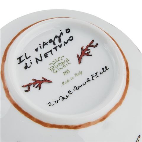 Richard Ginori Il Viaggio Shell Bowl White 17cm - Peter's of Kensington