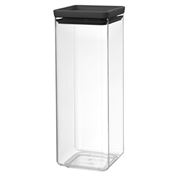 Brabantia - Stackable Square Canister Dark Grey 2.5L