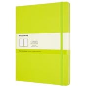 Moleskine - Classic Hard Cover Plain Notebook X-Large Lemon
