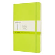 Moleskine - Classic Soft Cover Plain Notebook Large Lemon